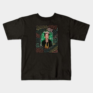 Frida Kahlo Watercolor Kids T-Shirt